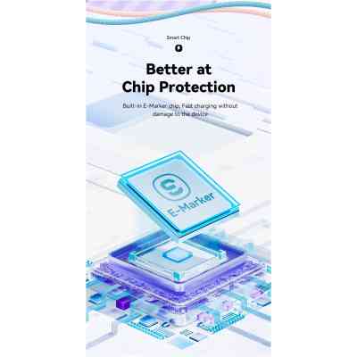 Дата кабель USB-C to USB-C 1.0m 100W blue Essager (EXCTT1-WL03-P) Винница