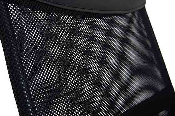 Офісне Крісло Керівника Richman Ultra Хром М1 Tilt Сітка + PU Чорний Київ