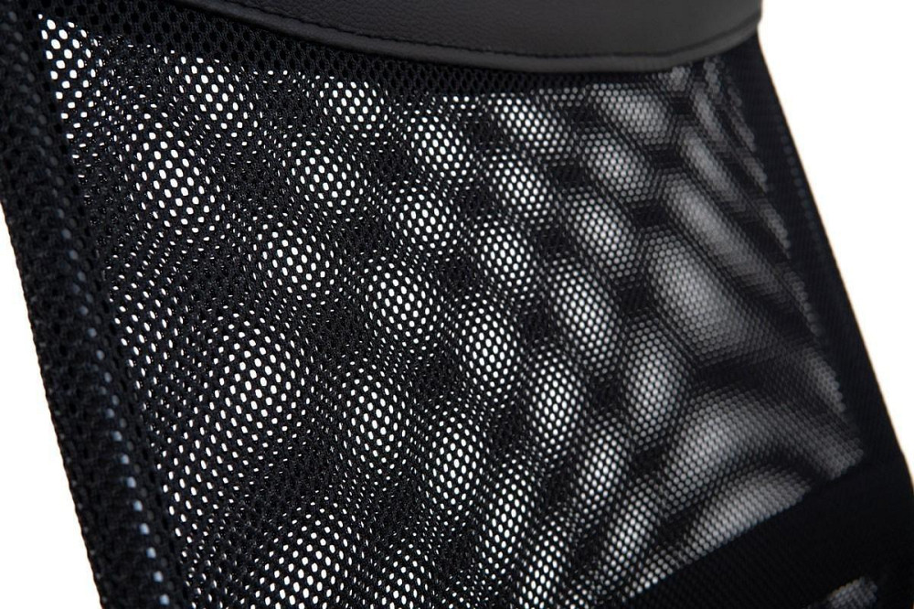 Офісне Крісло Керівника Richman Ultra Хром М1 Tilt Сітка + PU Чорний Київ - фото 5