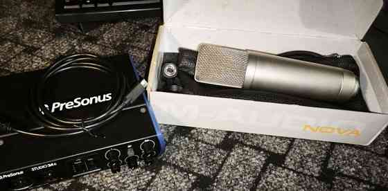 Студія звукозапису ,Аудіоінтерфейс Presonus studio 24c, MAudio Nova. Харків