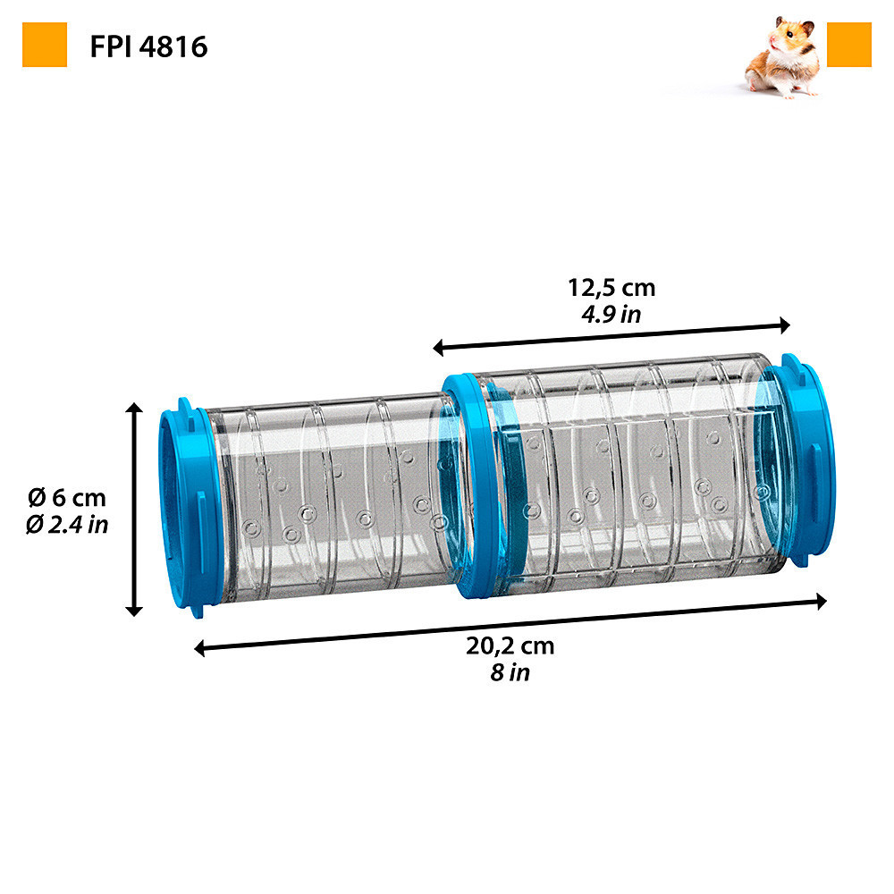 Телескопічний тунель для клітин хом'яків Ferplast FPI 4816 (Ферпласт ФПЕй 4816) Запоріжжя - фото 2