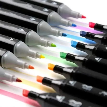 Набор двухсторонних маркеров, Sketch Marker, 24 цветов,в сумке Киев