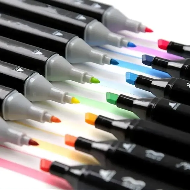 Набор двухсторонних маркеров, Sketch Marker, 24 цветов,в сумке Одесса - изображение 4