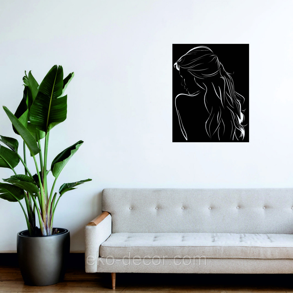Декоративное настенное Панно «Девушка» Декор на стену Киев - изображение 5