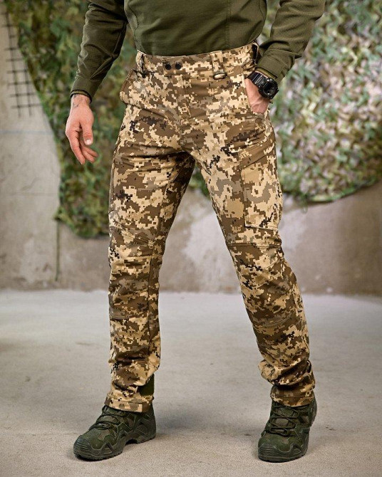 Эластичные тактические брюки Patriot пиксель ПП7800 Одесса - изображение 1