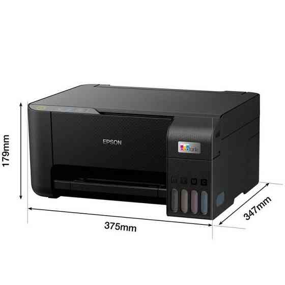 БФП А4 Ink Epson EcoTank L3200 (15 стор/хв, 5760 x 1440 dpi, СБПЧ, чорний) Фабрика Друку Вінниця