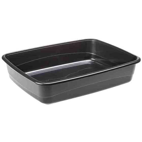 Лоток - туалет для котів відкритий Ferplast Nip (Ферпласт Ніп) 54,5 x 39,5 x h 12,5 cm - NIP 20, Сірий Запоріжжя