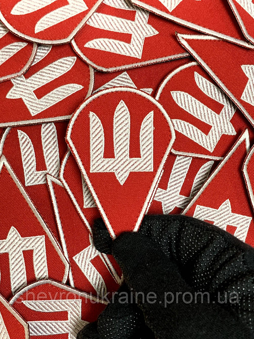 Шеврон ДШВ (Форма капля. На липучке) Размер 9x5.5см Киев - изображение 5