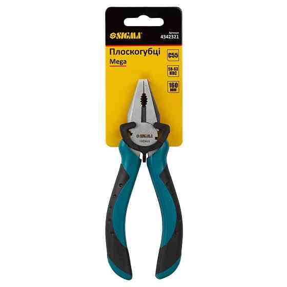 Плоскогубцы 160мм Mega SIGMA (4342321) Киев