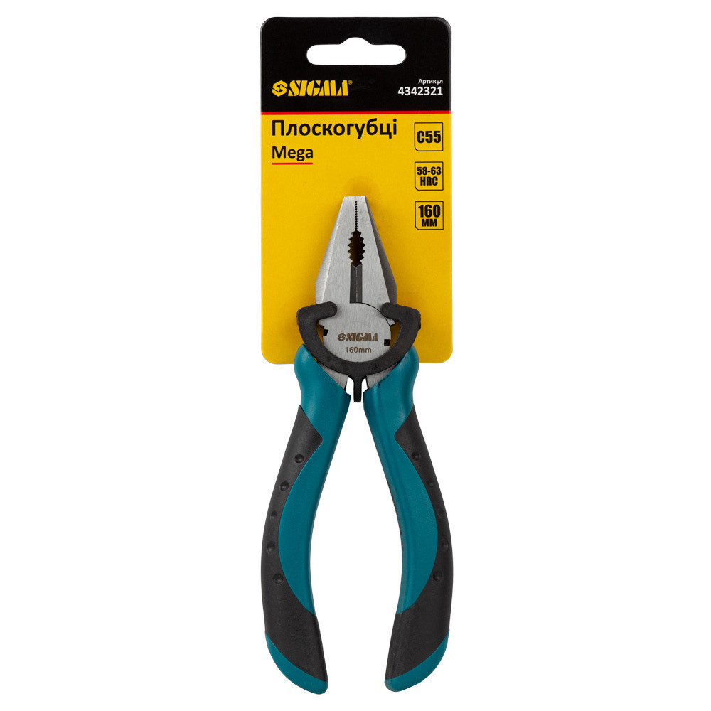 Плоскогубцы 160мм Mega SIGMA (4342321) Киев - изображение 3
