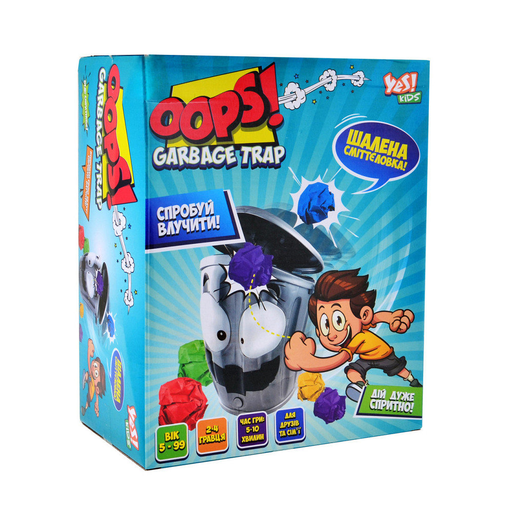 Игра настільна "Yes Kids" 953764  "Oops! Ловушка для мусора!", шт Київ - фото 1