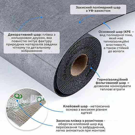 Самоклеюче вінілове підлогове покриття в рулоні Київ