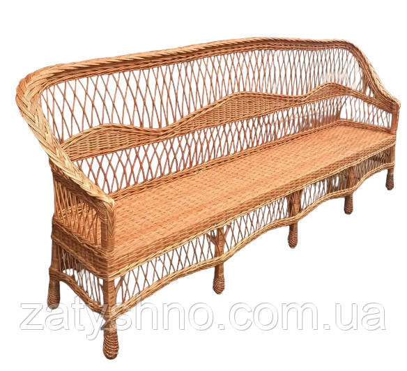 Диван плетеный большой 180 длиной Киев - изображение 1