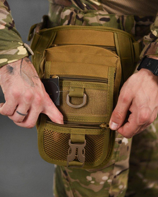 Сумка тактическая на бедро SILVER KNIGHT  кайот РА4981 Одесса - изображение 2