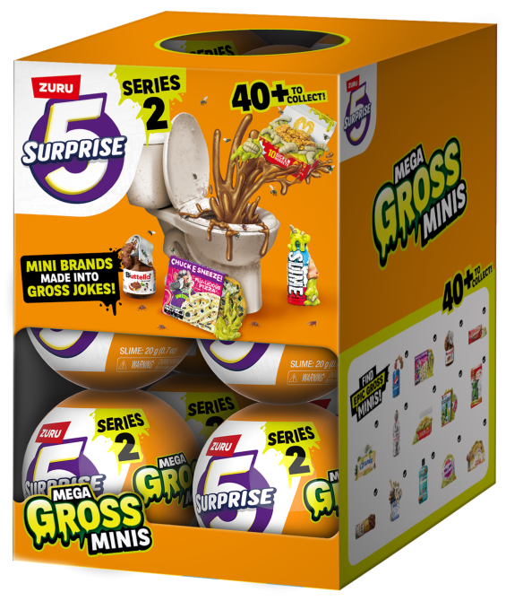 Ігровий набір Zuru Mega Gross Minis Фігурки-сюрприз в шарі зі слаймом в асортименті (7120475) Київ - фото 10