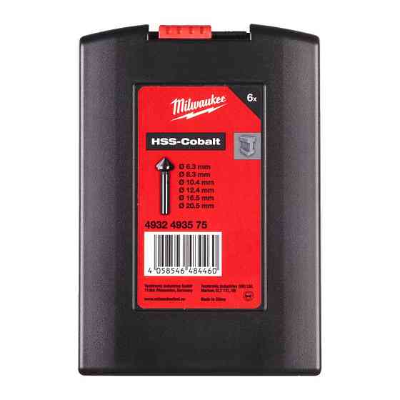 Набір зеньківок HSS Co (6 шт.) MILWAUKEE 4932493575, пластиковий кейс Одеса