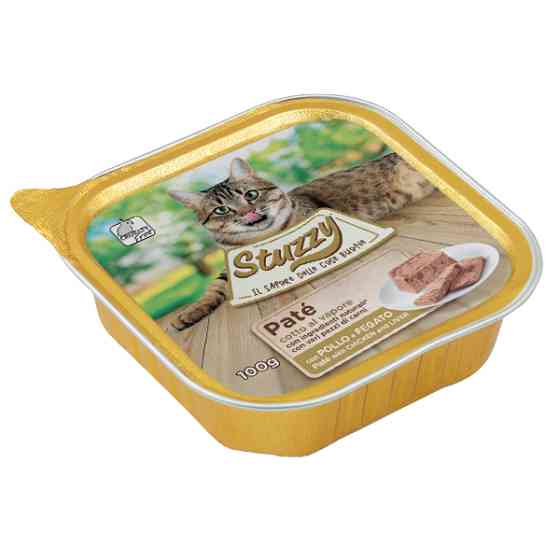 Stuzzy Cat Chicken Liver ШТУЗИ КУРИЦА ПЕЧЕНЬ корм для котов, паштет, 100г Киев