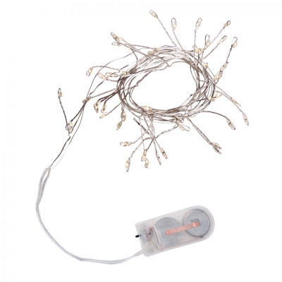 Гірлянда YES! Fun Кластер на мідному дроті 50 LED Холодно-біла 1 м Статична Батарейки (975018) Вінниця - фото 2