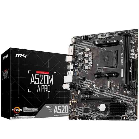 Материнська плата MSI A520M-A Pro Socket AM4 ( microATX ) Харків