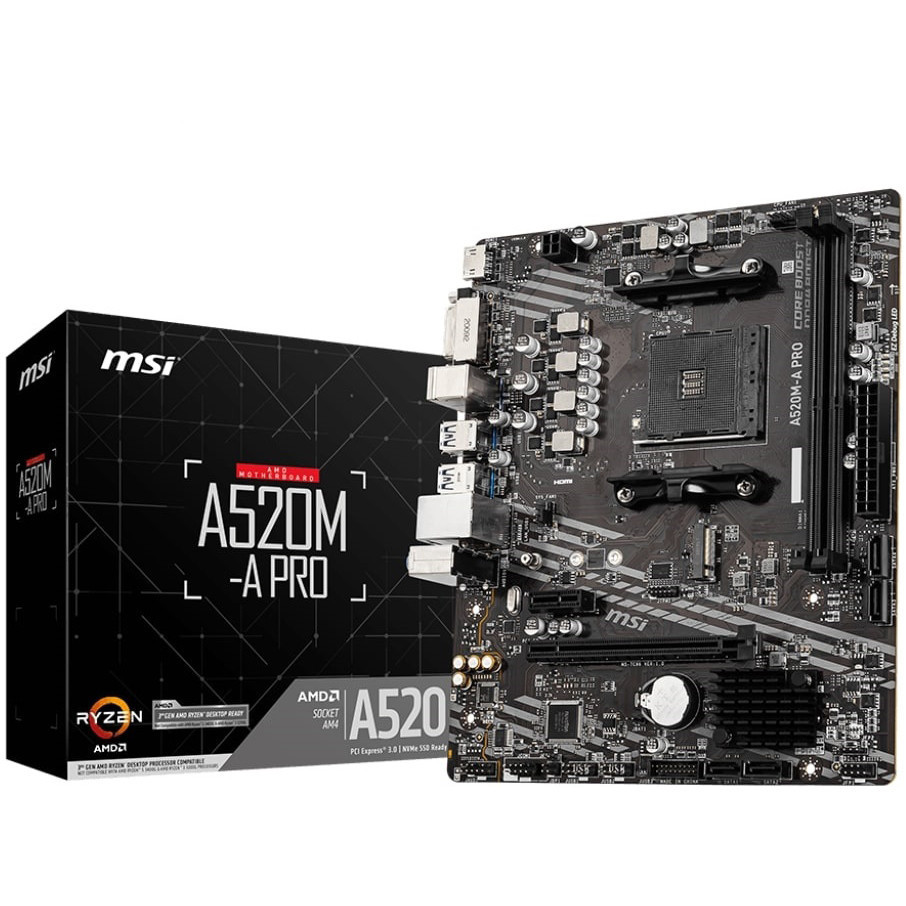Материнська плата MSI A520M-A Pro Socket AM4 ( microATX ) Харків - фото 1