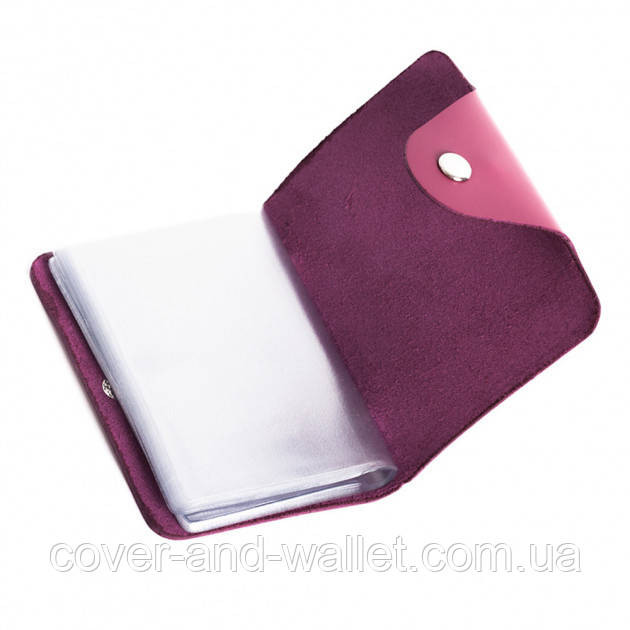 Яскрава маленька жіноча візитниця з шкіри ST Leather Київ - фото 8