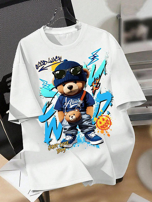 Футболка жіноча з принтом  48 Біла 2664085751 Дніпро - фото 1