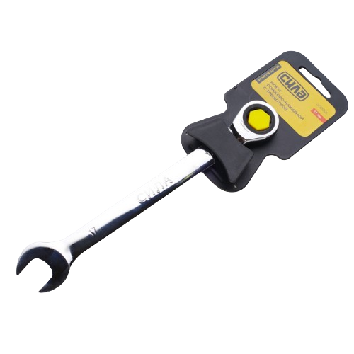 Ключ ріжково-накидний з тріскачкою 10мм CrV СИЛА Житомир