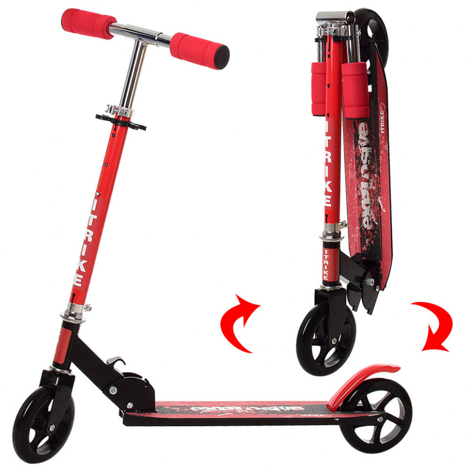 Самокат з підніжкою SR 2-005 складаний 2-005-RB Вінниця - фото 1