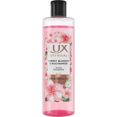 Гель для душа Lux Botanicals Цвет вишни и ниацинамид 480 мл (8720181499814) Винница - изображение 1