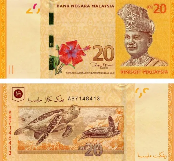 Малайзія / Малайзия / Malaysia 20 Ringgit (2012) Pick 54 UNC Полтава