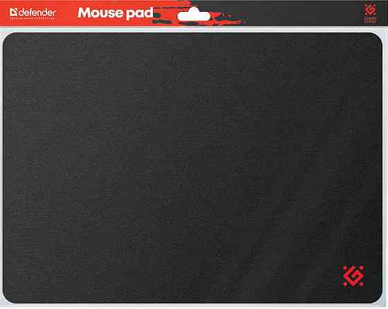 Килимок для миші Defender Black S 250х350х3мм (50017) (7125994) Київ