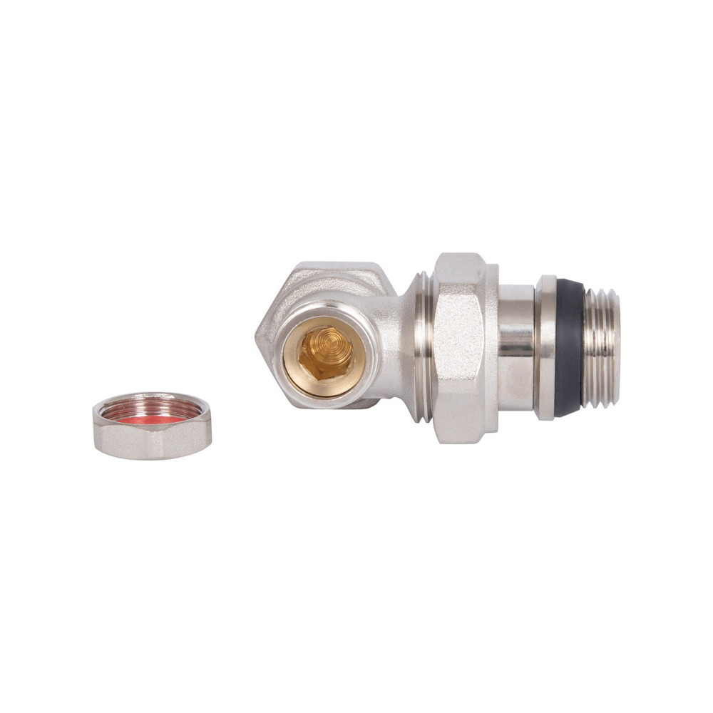 Кран радіаторний Thermo Alliance Base 1/2" ВН з антипротіканням кутовий SD229W15 Київ - фото 10