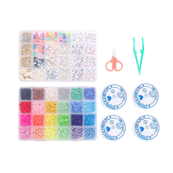 Набор бисера для изготовления бижутерии в пластиковом контейнере, сет №3 Каменец-Подольский