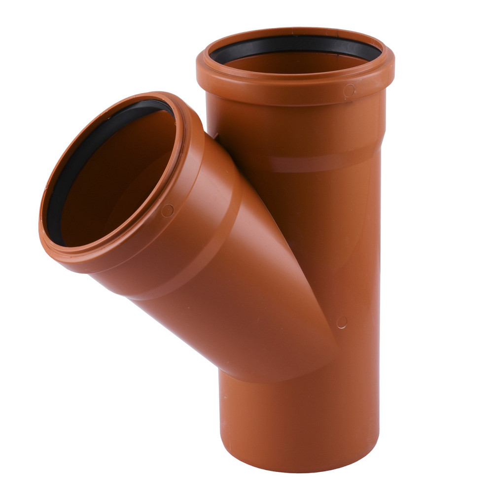 Трійник VSplast 110х110х45° зовнішній (000024412) Київ - фото 1