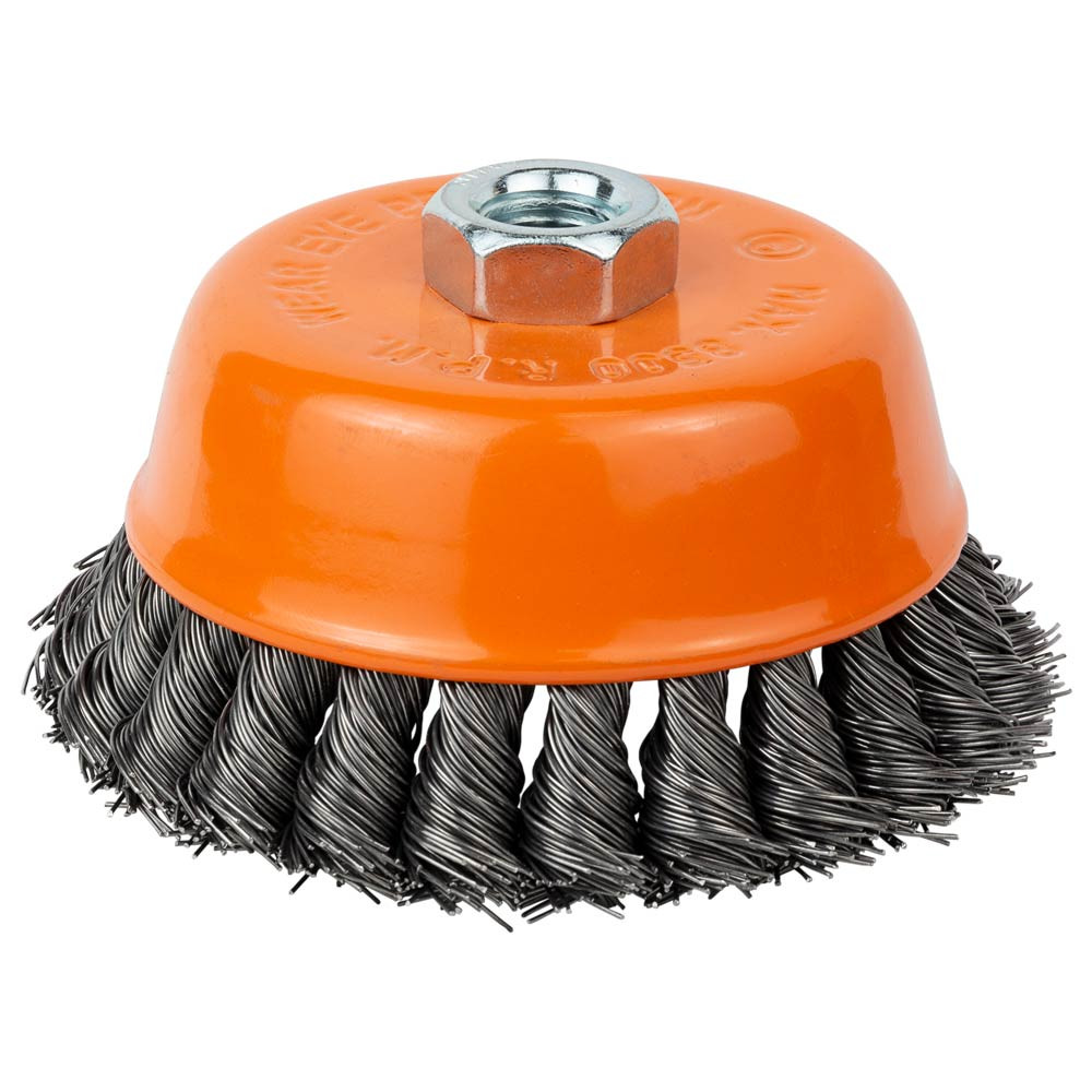 Grad Щетка проволочная чашеобразная Ø100мм М14×2мм (стальная витая) GRAD (9042105) Коломия - фото 1