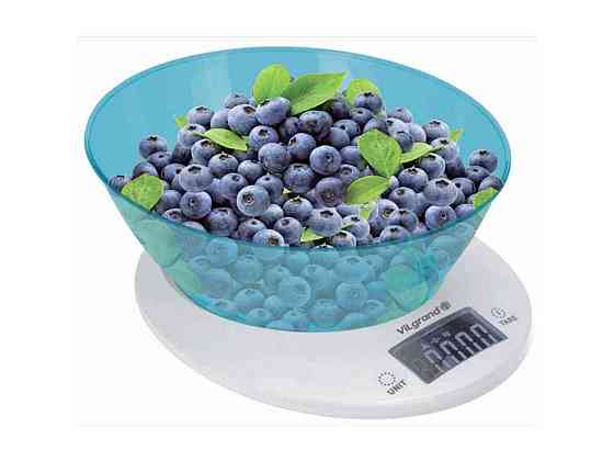 Весы кухонные (5кг, чаша) VKS-533С-blue ТМ VILGRAND Киев