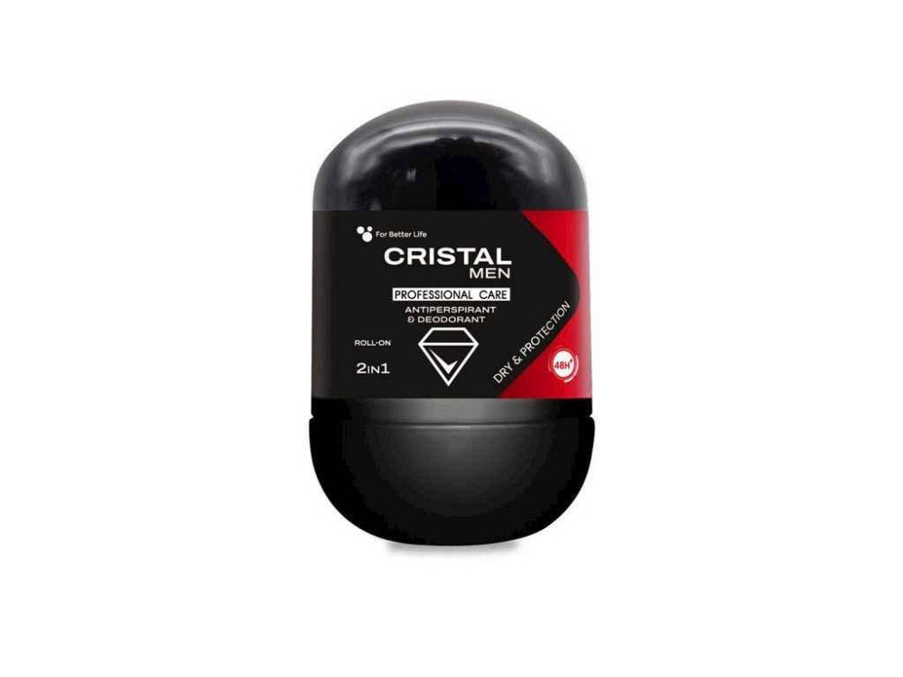 Дезодорант-антиперспирант 50мл Шариковый 2в1 для мужчин ТМ CRISTAL Киев - изображение 1