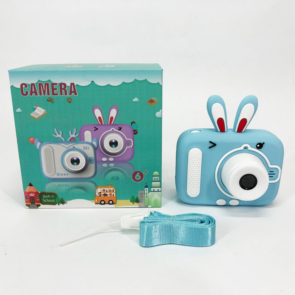 Детский цифровой фотоаппарат X900 Rabbit. Цвет: голубой RW-30 Львов - изображение 13