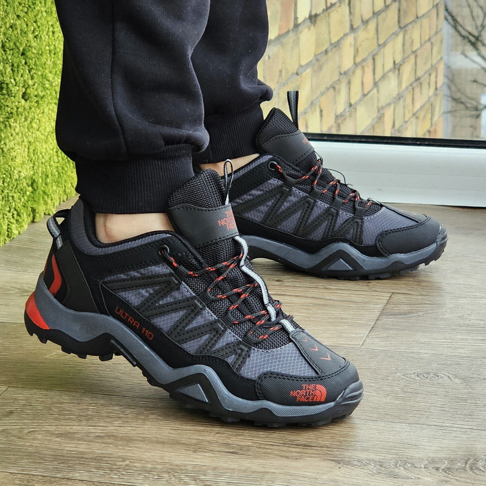 Чоловічі Кросівки Сірі The North Face Чорні Норт Фейс (розміри: 40,41,42,43,44) ВідеоОбзор Дніпро - фото 1