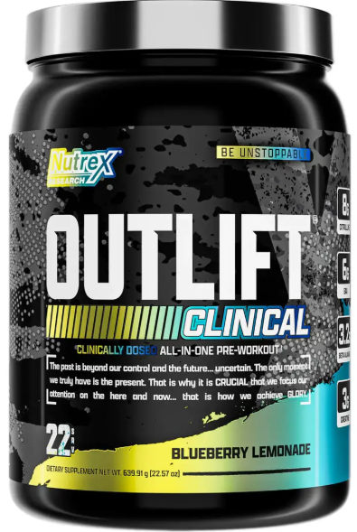 Предтренировочный комплекс Nutrex Outlift Clinical 639.91g черничный лимонад Киев - изображение 1