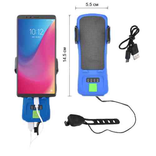 Велосипедный фонарь QX-Q21-T6+COB + держатель для телефона + microUSB + TypeC + 4 режима Винница