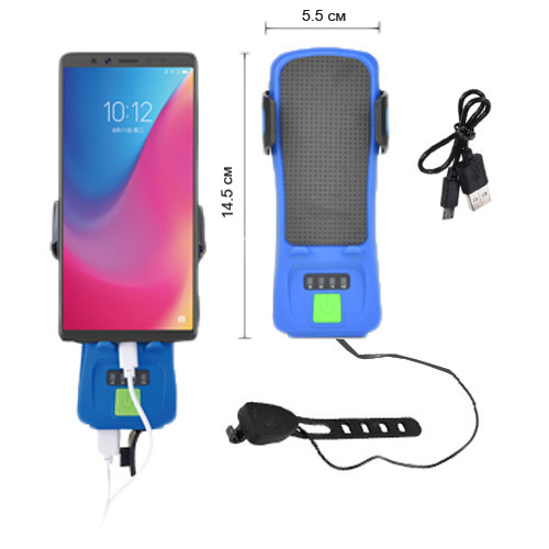 Велосипедный фонарь QX-Q21-T6+COB + держатель для телефона + microUSB + TypeC + 4 режима Винница - изображение 4