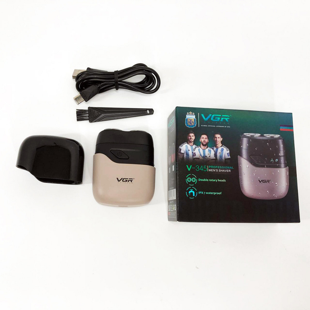Електробритва для бритья, Влагостойкая электрическая бритва, Портативная электробритва для бороды GB-64 Львов - изображение 19