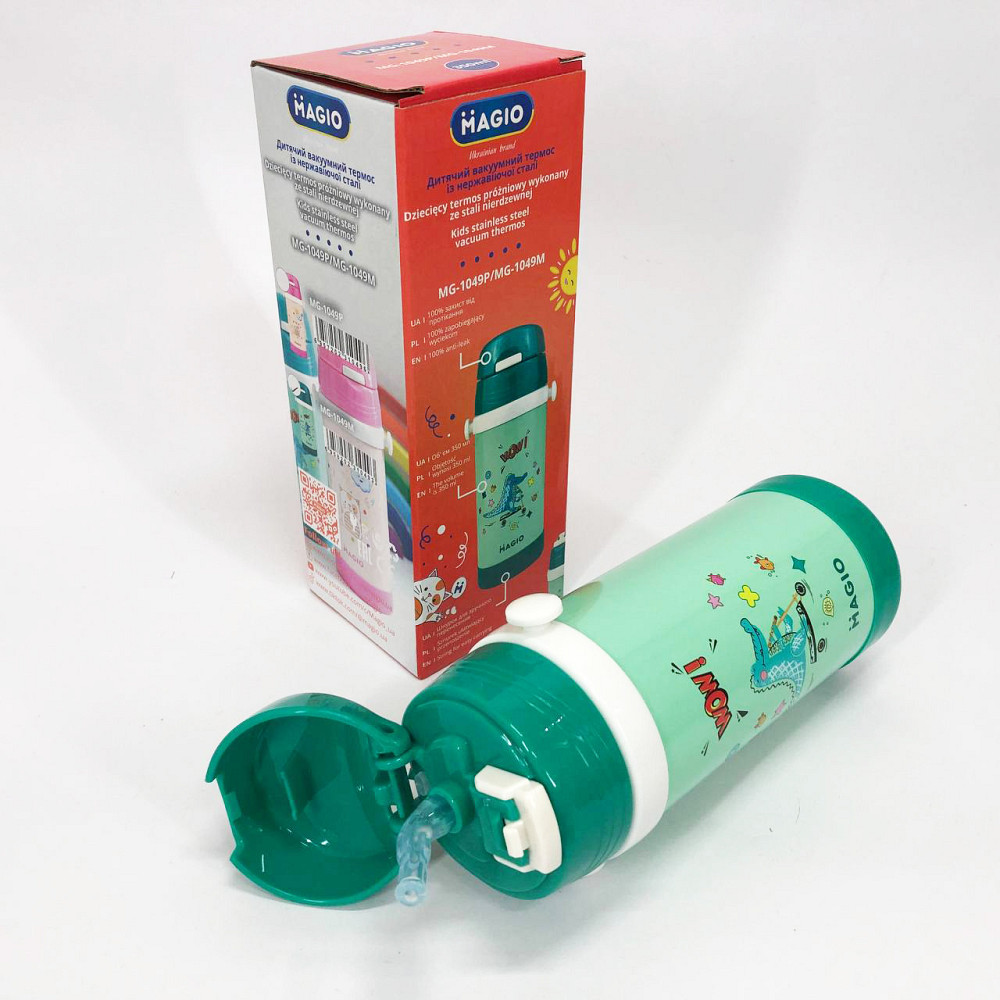 Вакуумный термокружка термос Magio MG-1049M 350 мл, Термос для питьевой воды туристический QT-37 Львов - изображение 4