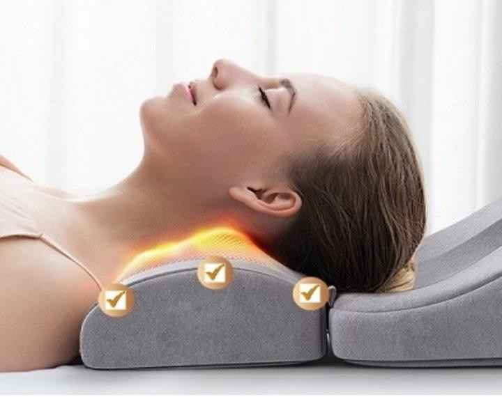 Массажная роликовая подушка для шеи, спины и тела Paradise Sound 501-С с функцией подогрева и музыка Винница - изображение 2