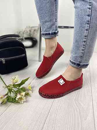 Bona Сліпони жіночі Bona MB-501 червоні (літо, тканина) (1356) Коломыя