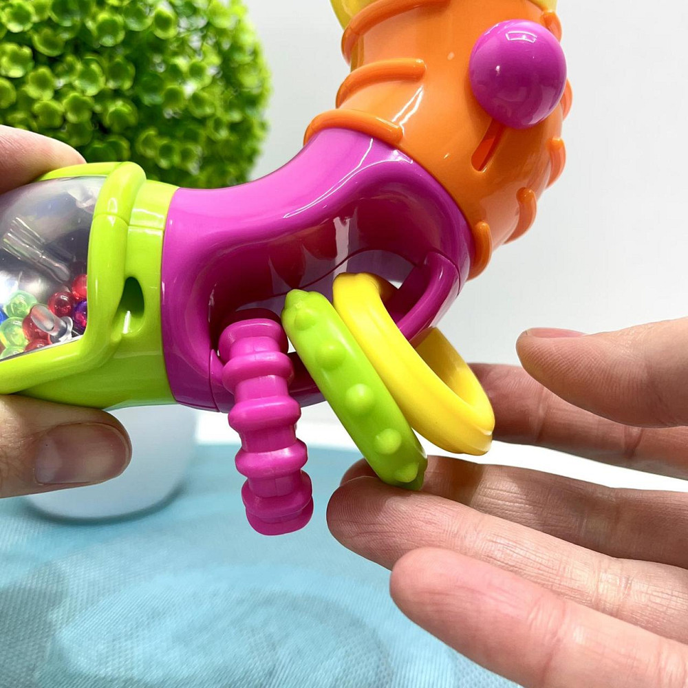 Брязкальце Гусениця-логіка з 6 секцій Вид 2 (9182) Чернігів - фото 5