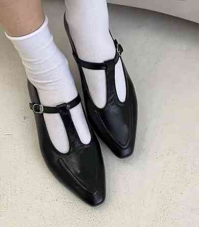 Балетки жіночі VIFEST 146 чорні (весна-осінь, шкіра натуральна) (5457) 40 Коломия