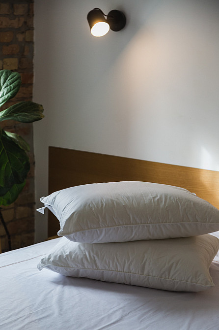 Ecotton Подушка Ecotton 50х70 см Ecofill Premium антиалергенна з біопухом біла в чохлі для збер Коломия - фото 4