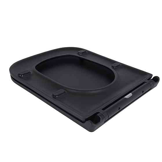 Сидіння для унітаза Qtap Tern 420х340х35 мм, Matt Black, з мікроліфтом, Slim Duroplast, Quick Release QT99HY2322MB Київ